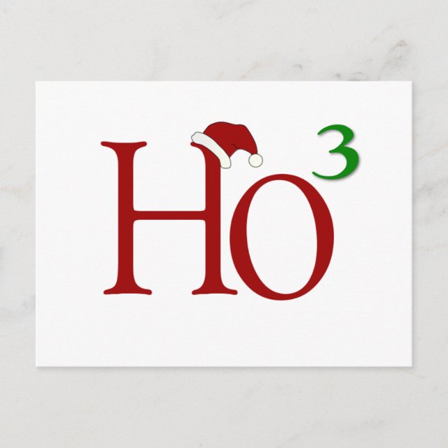 Postal Festiva Ho Ho Ho Ho (Anverso)