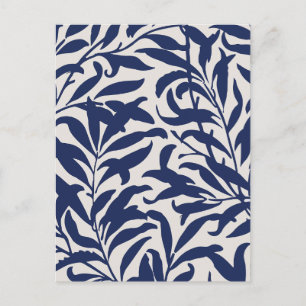 Postal Festiva hoja minimalista