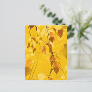 Postal Festiva Hojas de otoño 3