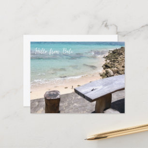 Postal Festiva Hola desde bali