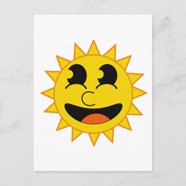 Postal Festiva Hola Sol (Anverso)