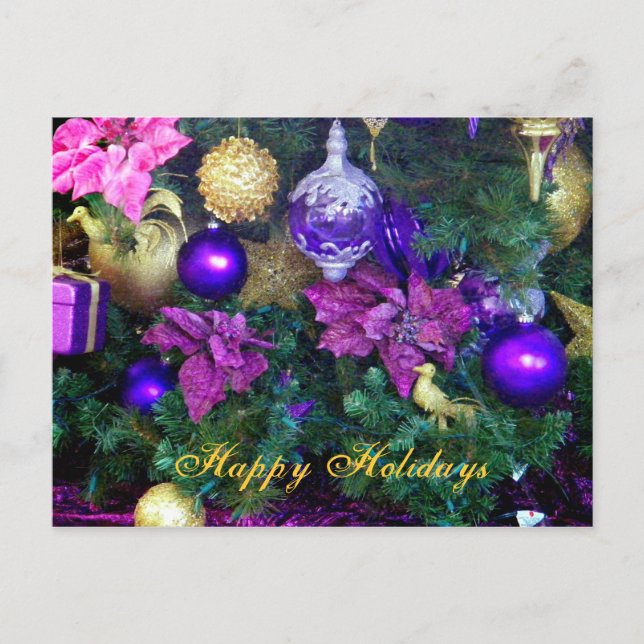 Postal Festiva Holiday_ feliz (Anverso)