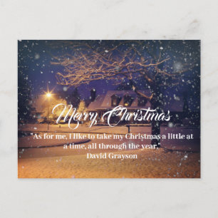 Postal Festiva Holiday Postcard