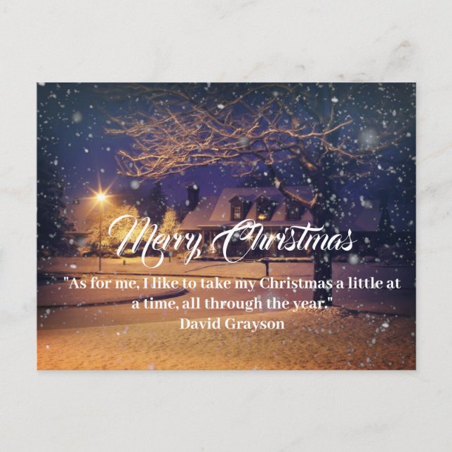 Postal Festiva Holiday Postcard (Anverso)