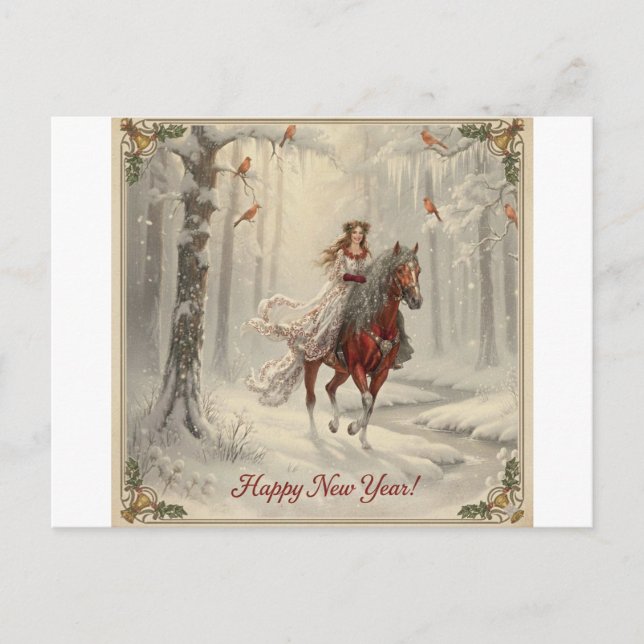 Postal Festiva Holiday Postcard (Anverso)