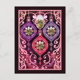 Postal Festiva Holiday Postcard