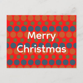 Postal Festiva Holiday Postcard