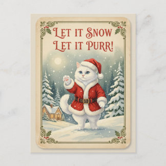 Postal Festiva Holiday Postcard