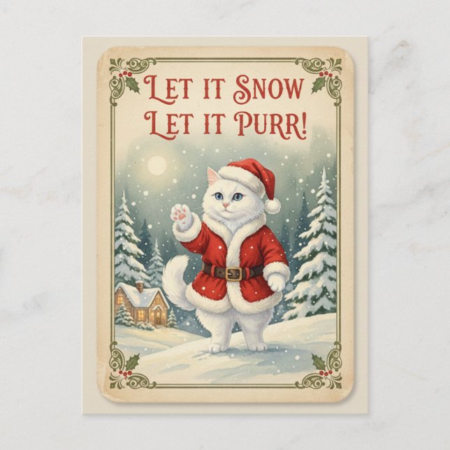 Postal Festiva Holiday Postcard (Anverso)