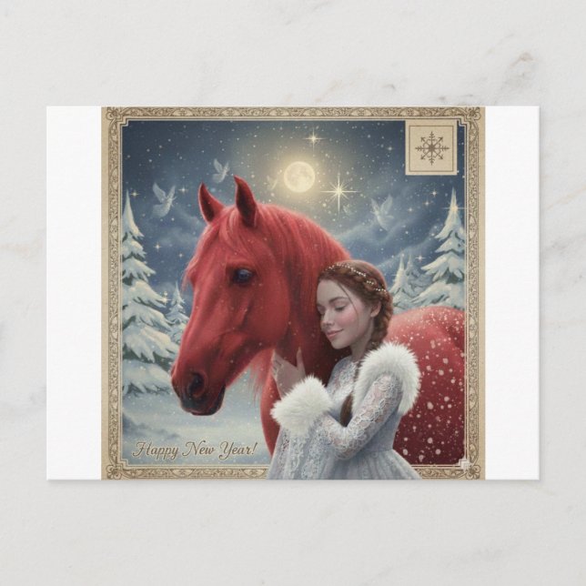 Postal Festiva Holiday Postcard (Anverso)