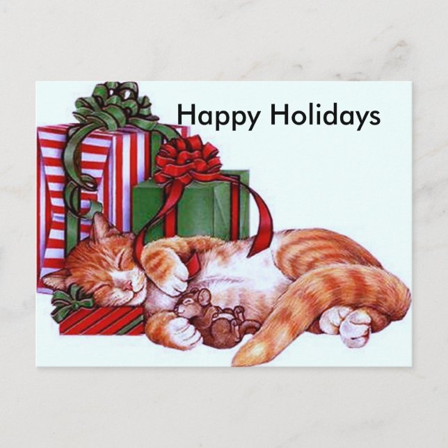 Postal Festiva Holidays#2 feliz (Anverso)