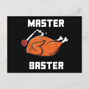 Postal Festiva Hombre Mujer Maestro Baster Chistoso Baster de Pav