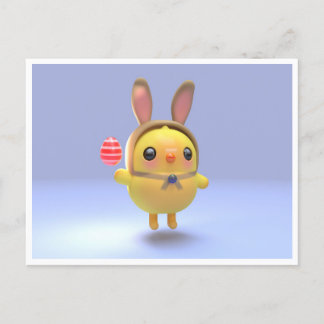 Postal Festiva Hoppy Chickling- Easter chicklet with bunny hat