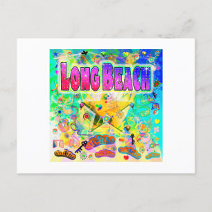 Postal Festiva Hora de la Epoch de Long Beach