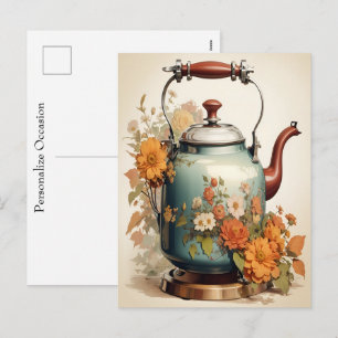 Postal Festiva Hora del té para tomar café Reunirse Ocasionalment