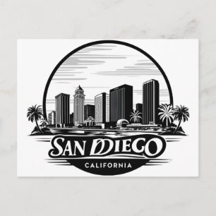 Postal Festiva Horizonte de San Diego California
