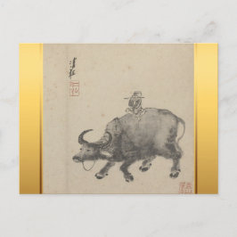 Postal Festiva HPost de cumpleaños de Zodiac por pintar óvulos de