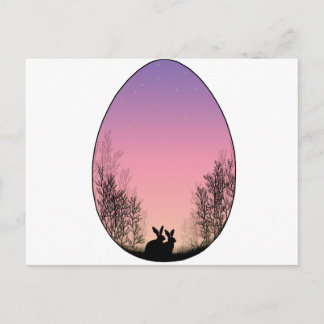 Postal Festiva Huevo de Pascua