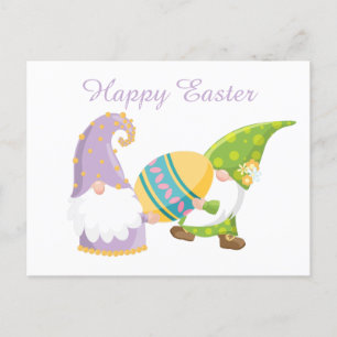 Postal Festiva Huevos de huevo de Pascua