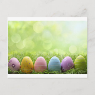 Postal Festiva Huevos de Pascua