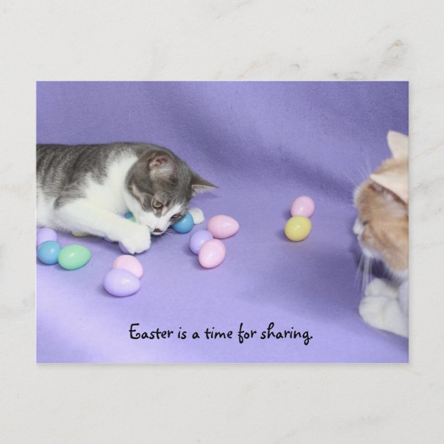 Postal Festiva Huevos de Pascua de Mikie (Anverso)