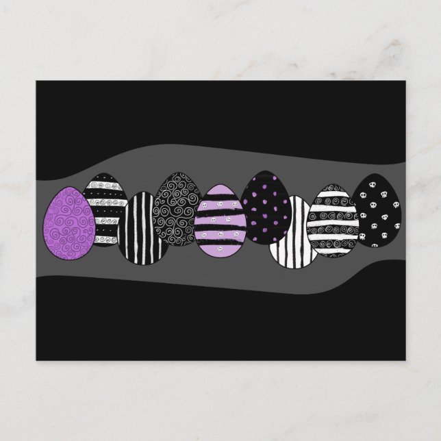 Postal Festiva Huevos de Pascua Mal (Anverso)