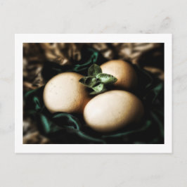 Postal Festiva Huevos elegantes de Pascua