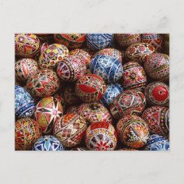 Postal Festiva Huevos tradicionales de Pascua de Rumania