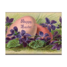 Huevos y violetas de Pascua