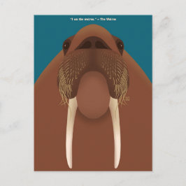 Postal Festiva I am the Walrus Postcards