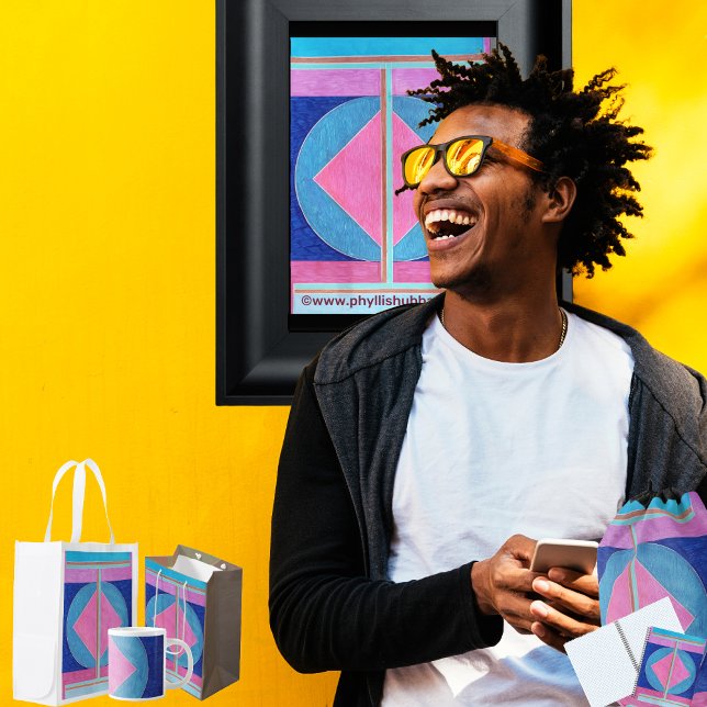 Postal Festiva I Balance (Get the full "I Balance" collection at https://bit.ly/SmartArtZazzle)