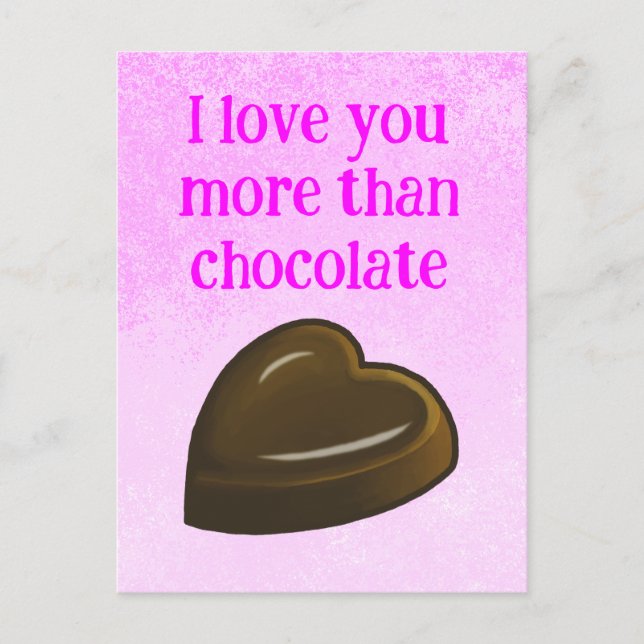 Postal Festiva I love you (Anverso)