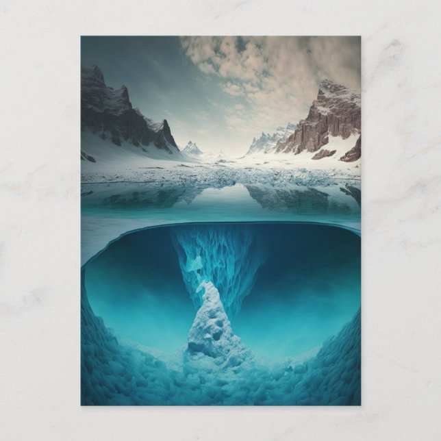 Postal Festiva Icy Mountain View (Anverso)