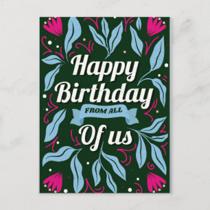 Postal Festiva Ideas de Decoración de Cumpleaños Feliz Estandarte