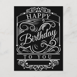 Postal Festiva Ideas de Decoración de Cumpleaños Feliz Estandarte
