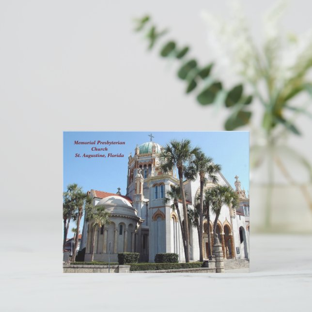 Postal Festiva Iglesia presbiteriana conmemorativa (Anverso de pie)