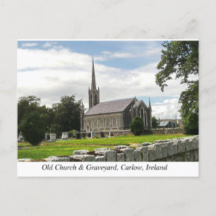 Postal Festiva Iglesia y cementerio de Killeshin, cerca de Carlow