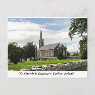 Postal Festiva Iglesia y cementerio de Killeshin, cerca de Carlow