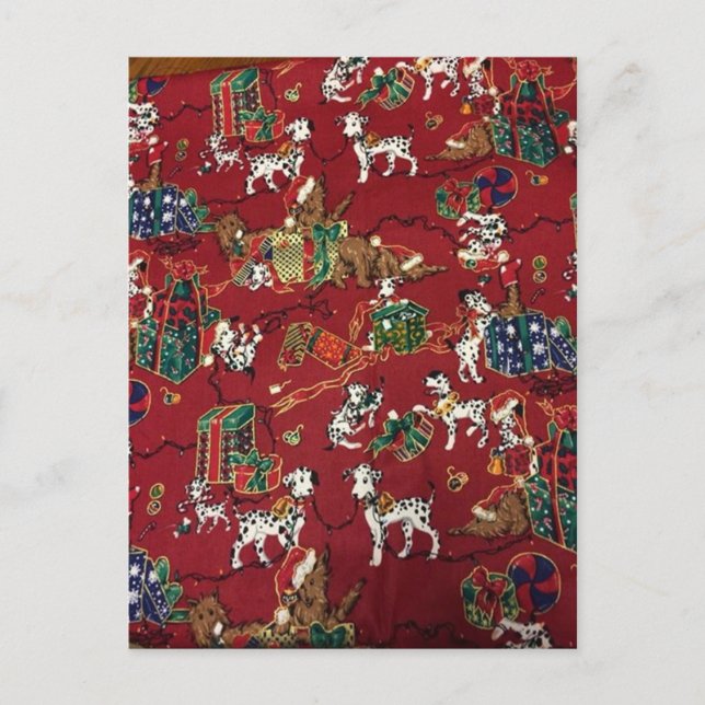 Postal Festiva Impresión de vacaciones en Dalmacia (Anverso)