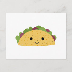 Postal Festiva Impresionante Personalizado lindo Kawaii Sonriente