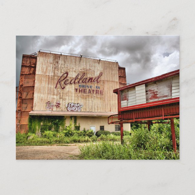 Postal Festiva Impulsión abandonada en cine (Anverso)