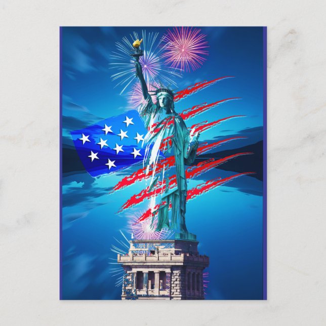 POSTAL FESTIVA INDEPENDENCIA (Anverso)