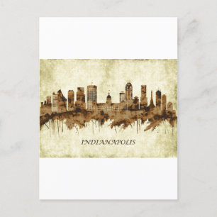 Postal Festiva Indianapolis Indiana Cityscape