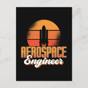 Postal Festiva Ingeniería de Ingeniería Aeroespacial en el Espaci