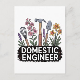 Postal Festiva Ingeniero Doméstico