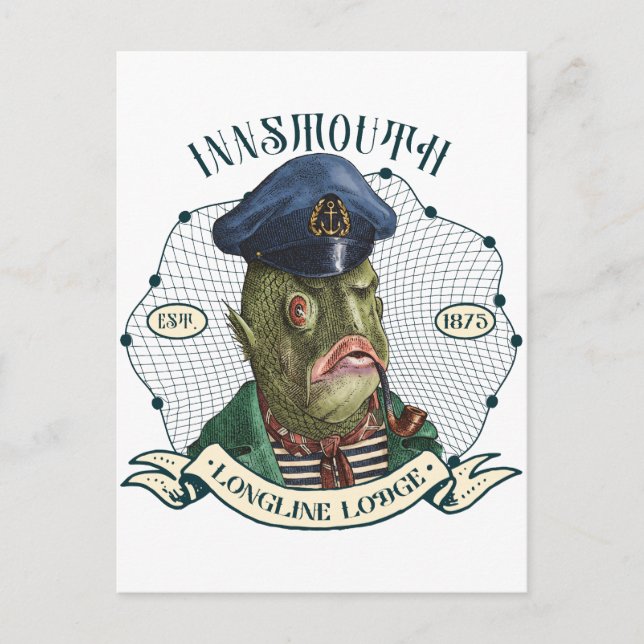 Postal Festiva Innsmouth Longline Lodge — El Capitán (Anverso)