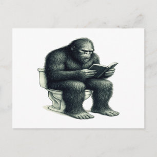 Postal Festiva Inodoro Bigfoot
