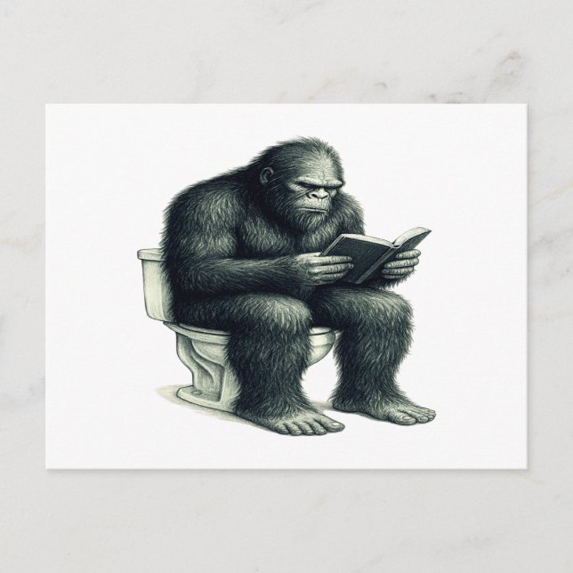 Postal Festiva Inodoro Bigfoot  (Anverso)