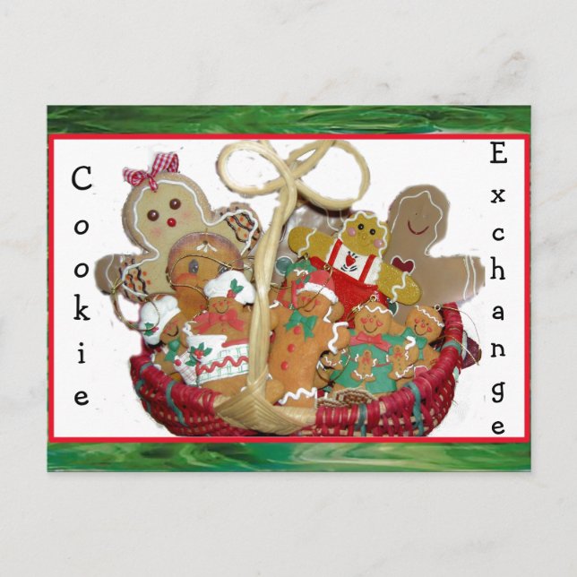 Postal Festiva Intercambio de navidades (Anverso)