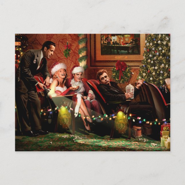 Postal Festiva Interludio de navidades (Anverso)